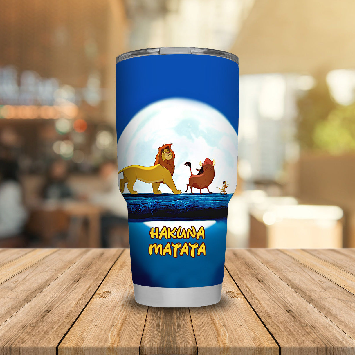 Unifinz LK Tumbler Hakuna Matata Simba and Friends Tumbler Cup Cute High Quality DN LK Travel Mug 2025
