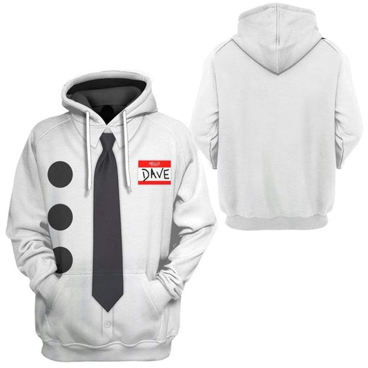 The Office Hoodie The Office Jim Halpert Halloween Costume Hoodie White Unisex