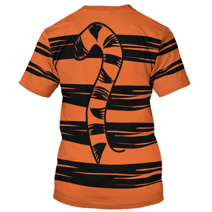 DN T-shirt Tigger Winnie The Pooh Costume T-shirt Orange Unisex Adults New Release