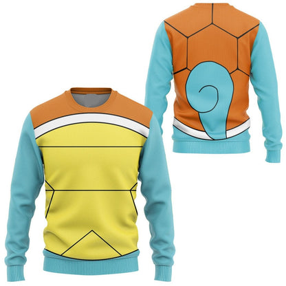 PKM Hoodie Squirtle PKM Cosplay T-shirt Sweatshirt Colorful Unisex Adults New Release