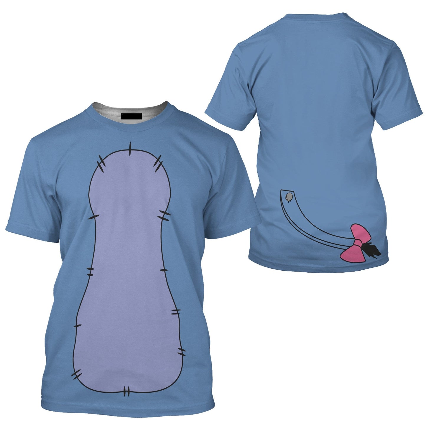 DN T-shirt Eeyore Winnie The Pooh Costume T-shirt Sweatshirt Purple Unisex Adults New Release