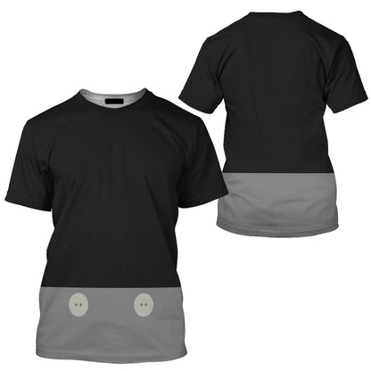 DN T-shirt Steamboat MM Costume T-shirt Sweatshirt Black Gray Unisex Adults New Release