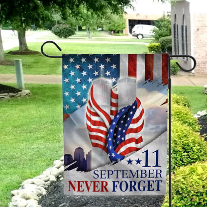 Patriot Day Garden Flag September 11th Flag September 11th Never Forget World Trade Center House Flag