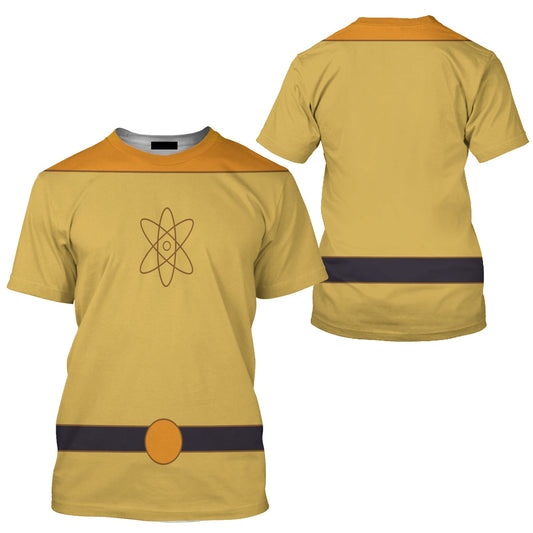 DN T-shirt Powerline A Goofy Movie Costume T-shirt Sweatshirt Yellow Unisex Adults New Release