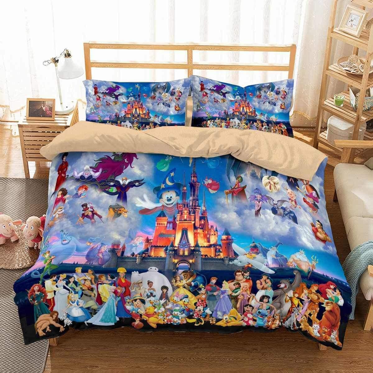 DN Bedding Set DN Magical Kingdom All Characters Duvet Covers Colorful Unique Gift