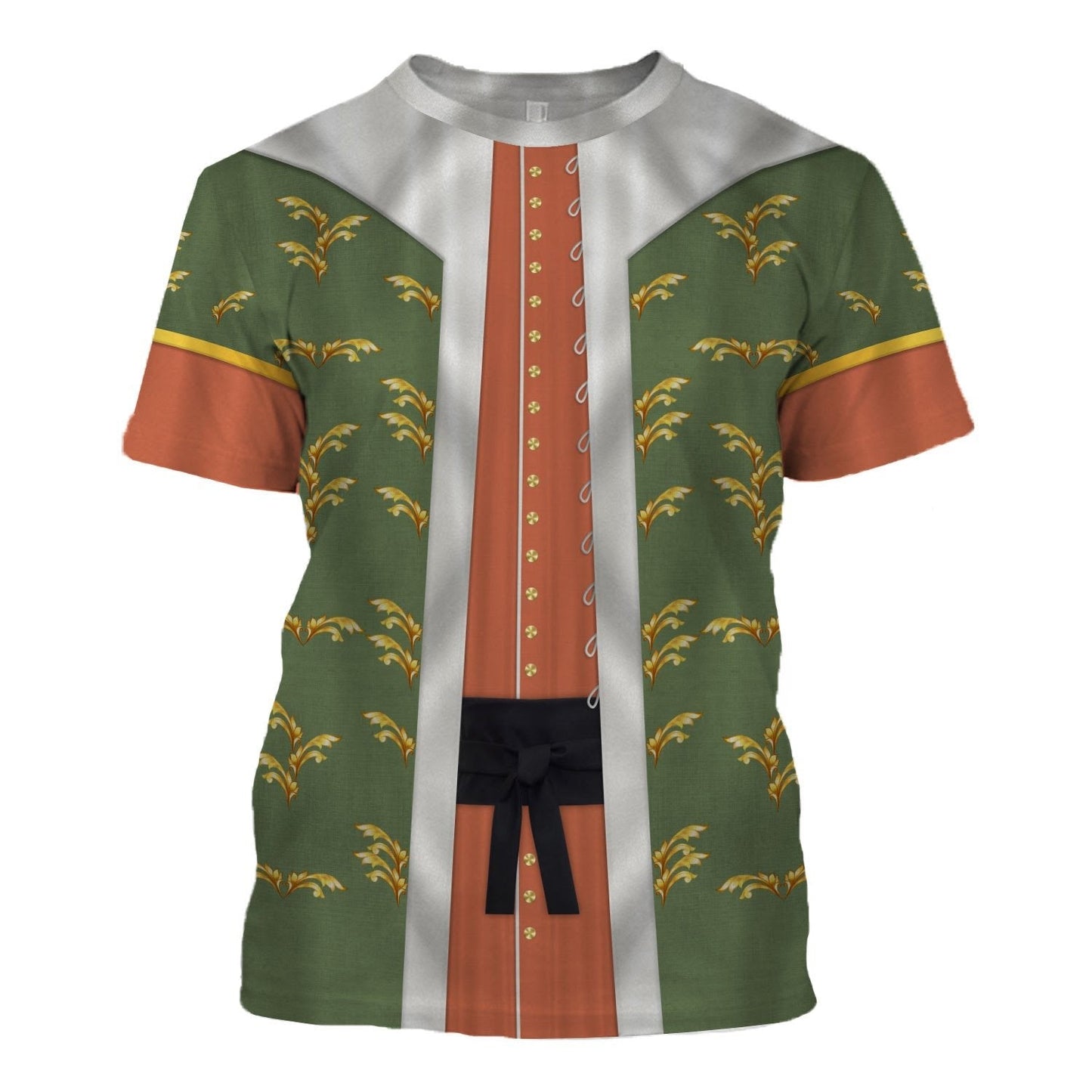 Historical Hoodie Celebi Mehmed Ottoman Empire Costume T-shirt Green Orange Unisex