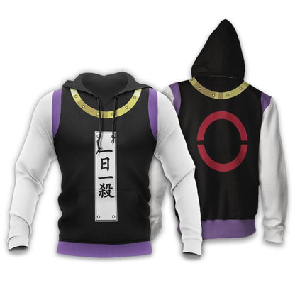 Hunter X Hunter Shirt Hunter X Hunter Zeno Zoldyck Suit Costume Black Hoodie Hunter X Hunter Merch Anime Hoodie