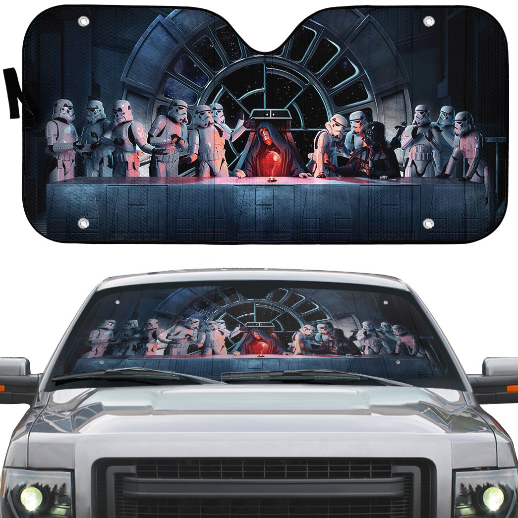  Star Wars Car Sun Shade Star Wars The Last Supper Windshield Sun Shade