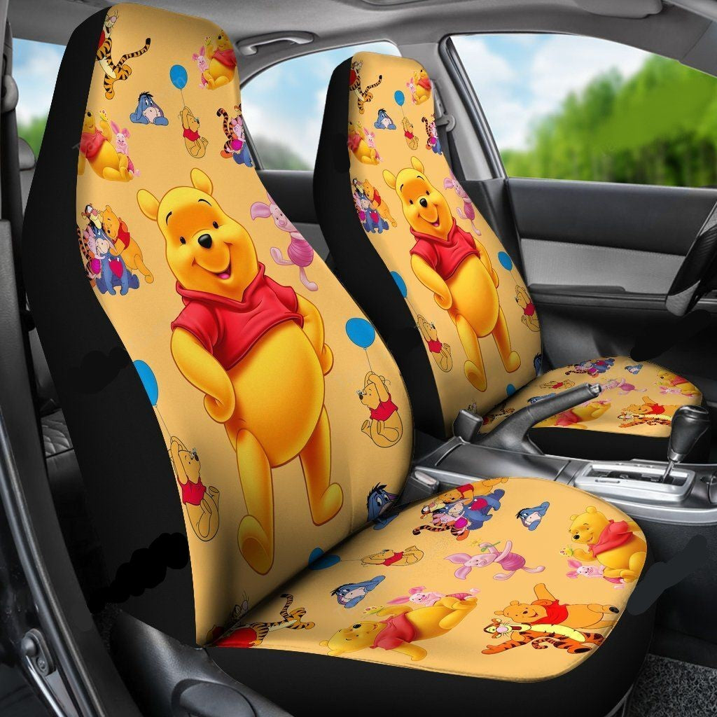 WTP Car Seat Covers Pooh And Friends Pattern Seat Covers