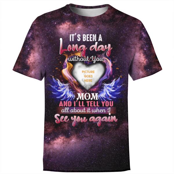 Personalized Memorial Shirt Its Been A Long Day Without You For Mom Custom Memorial Gift C386