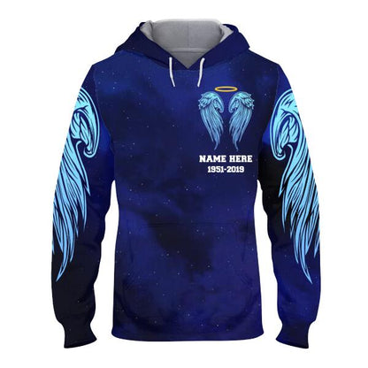 Personalized Memorial Hoodie For My Dad In Heaven For Dad Custom Memorial Gift M420