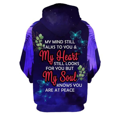 Personalized Memorial Hoodie As Long As I Breathe For Mom, Dad, Grandpa, Son, Daughter Custom Memorial Gift M426