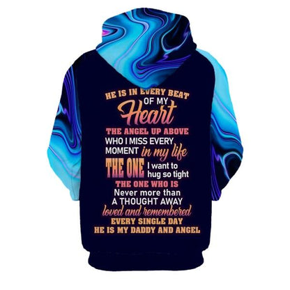 Personalized Memorial Hoodie My Daddy Was So Amazing For Dad Custom Memorial Gift M434