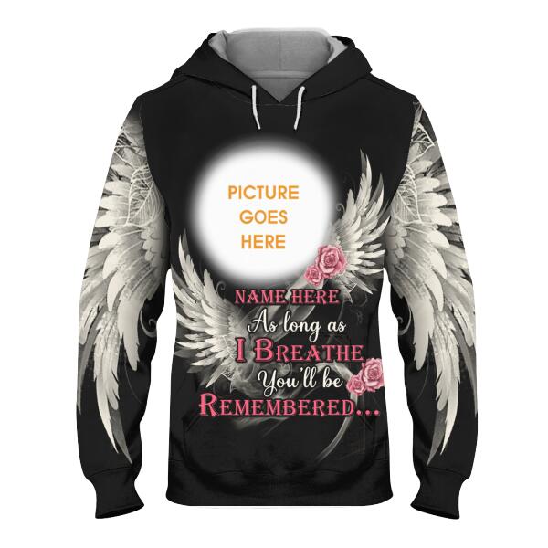 Personalized Memorial Hoodie You'll Be Remembered For Mom, Dad, Grandpa, Son, Daughter Custom Memorial Gift M442