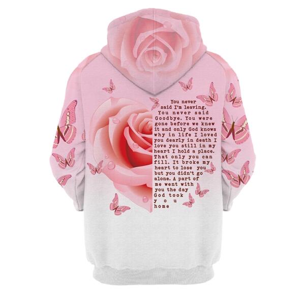 Personalized Memorial Hoodie Missing You Always For Mom, Dad, Grandpa, Son, Daughter Custom Memorial Gift M450