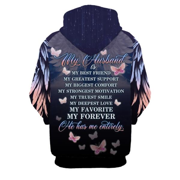 Personalized Memorial Hoodie I'm Not A Widow For Husband Custom Memorial Gift M459