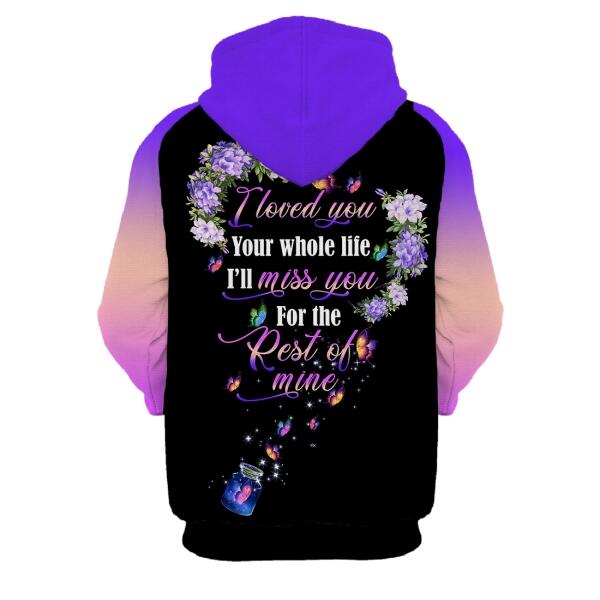 Personalized Memorial Hoodie I Will Carry You With Me For Mom, Dad, Grandpa, Son, Daughter Custom Memorial Gift M460