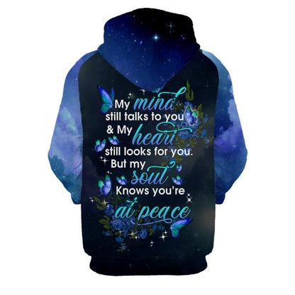 Personalized Memorial Hoodie Your Wings Were Ready For Mom, Dad, Grandpa, Son, Daughter Custom Memorial Gift M465