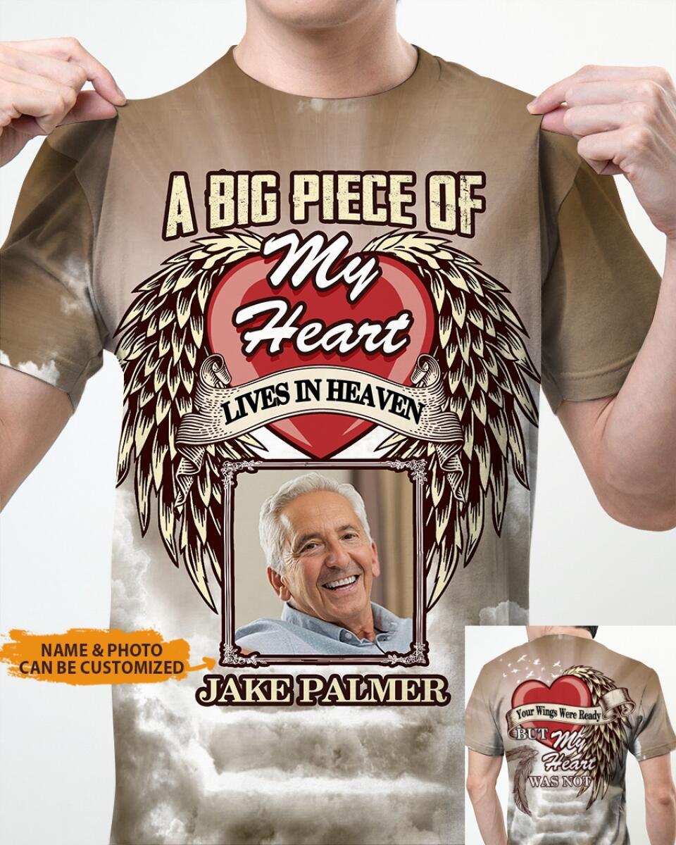 Personalized Memorial Shirt A Pig Piece Of My Heart For Mom Dad Family Custom Memorial Gift M566