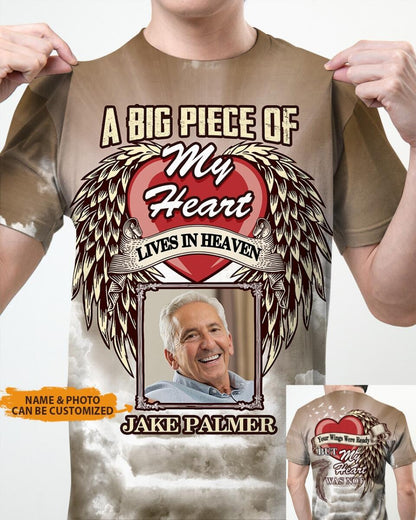 Personalized Memorial Shirt A Pig Piece Of My Heart For Mom Dad Family Custom Memorial Gift M566