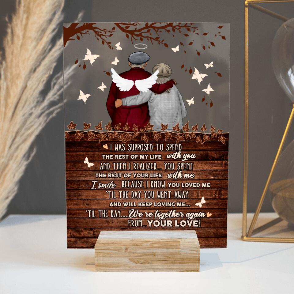 Personalized Memorial Rectange Plaque A Little Bit Heaven In Our Custom Memorial Gift M649