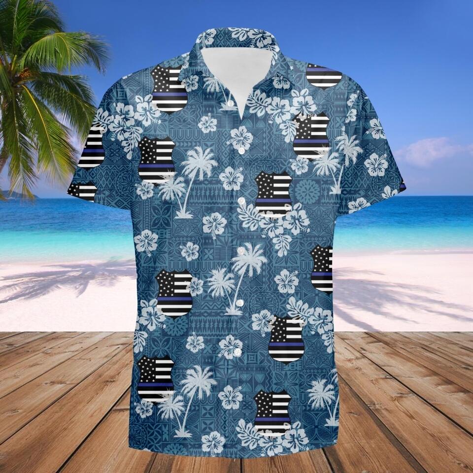 Police Hawaii T-shirt Police Logo Gift