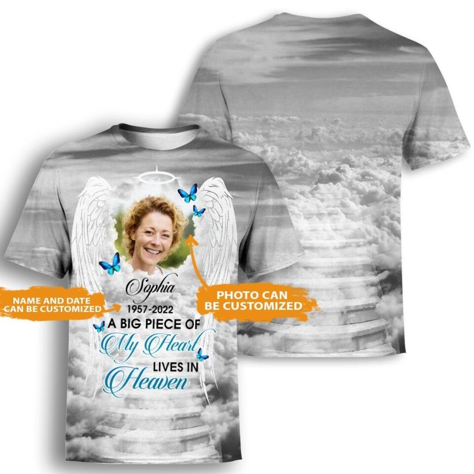 Personalized Memorial T-shirt For Lost Loved One Custom Memorial Gift M712