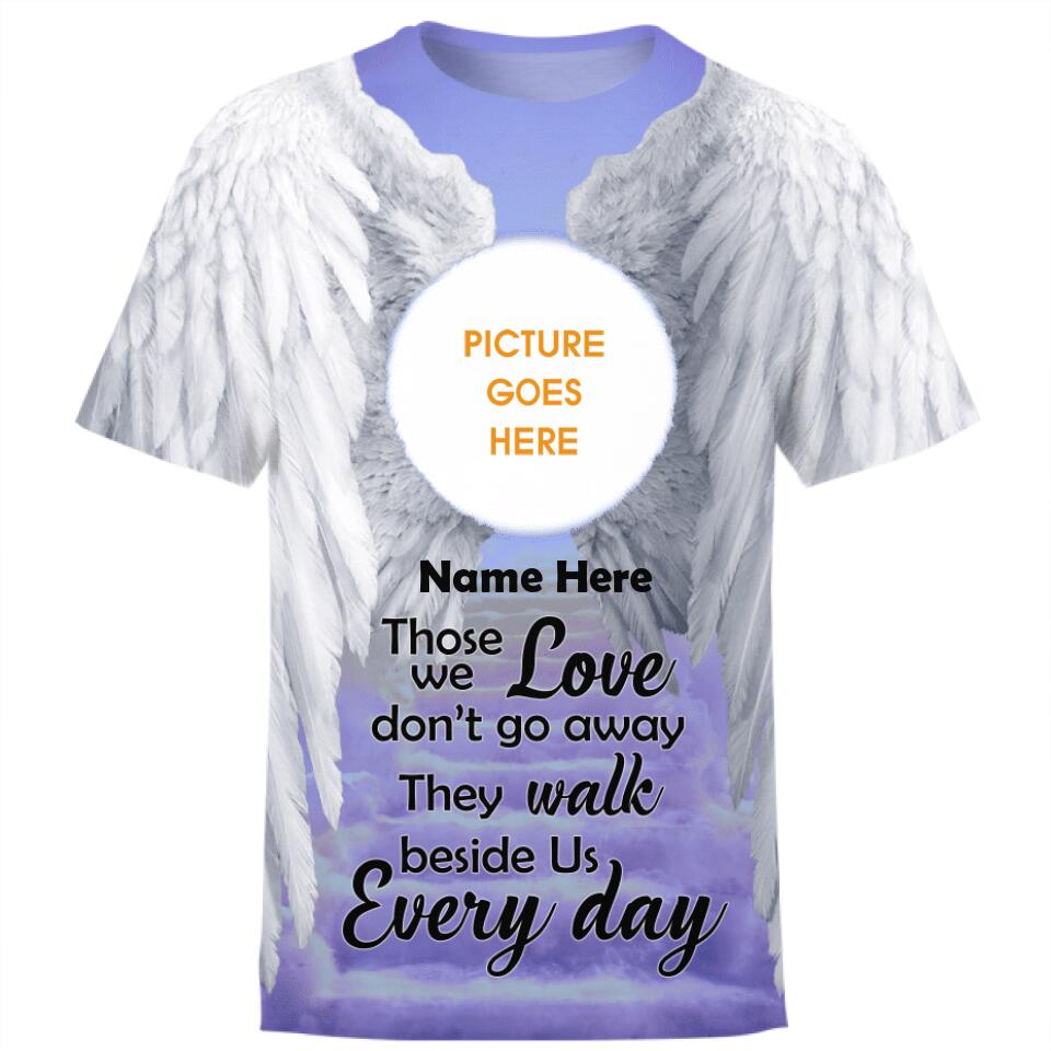 Personalized Memorial T-shirt In Loving Memory Custom Memorial Gift M282A