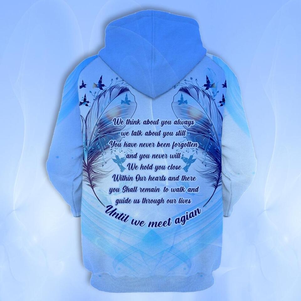 Personalized Memorial Hoodie Until We Meet Again Custom Memorial Gift M748