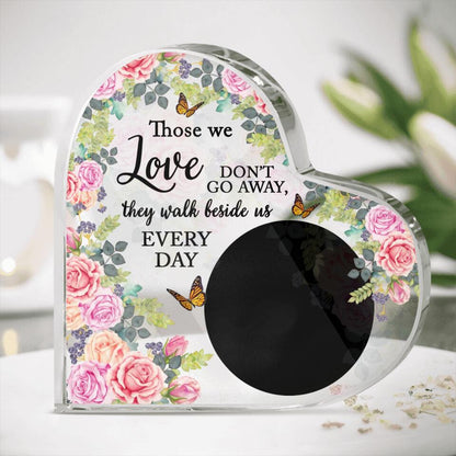 Personalized Memorial Heart Crystal Thoese We Love Memorial Keepsake Custom Memorial Gift M842