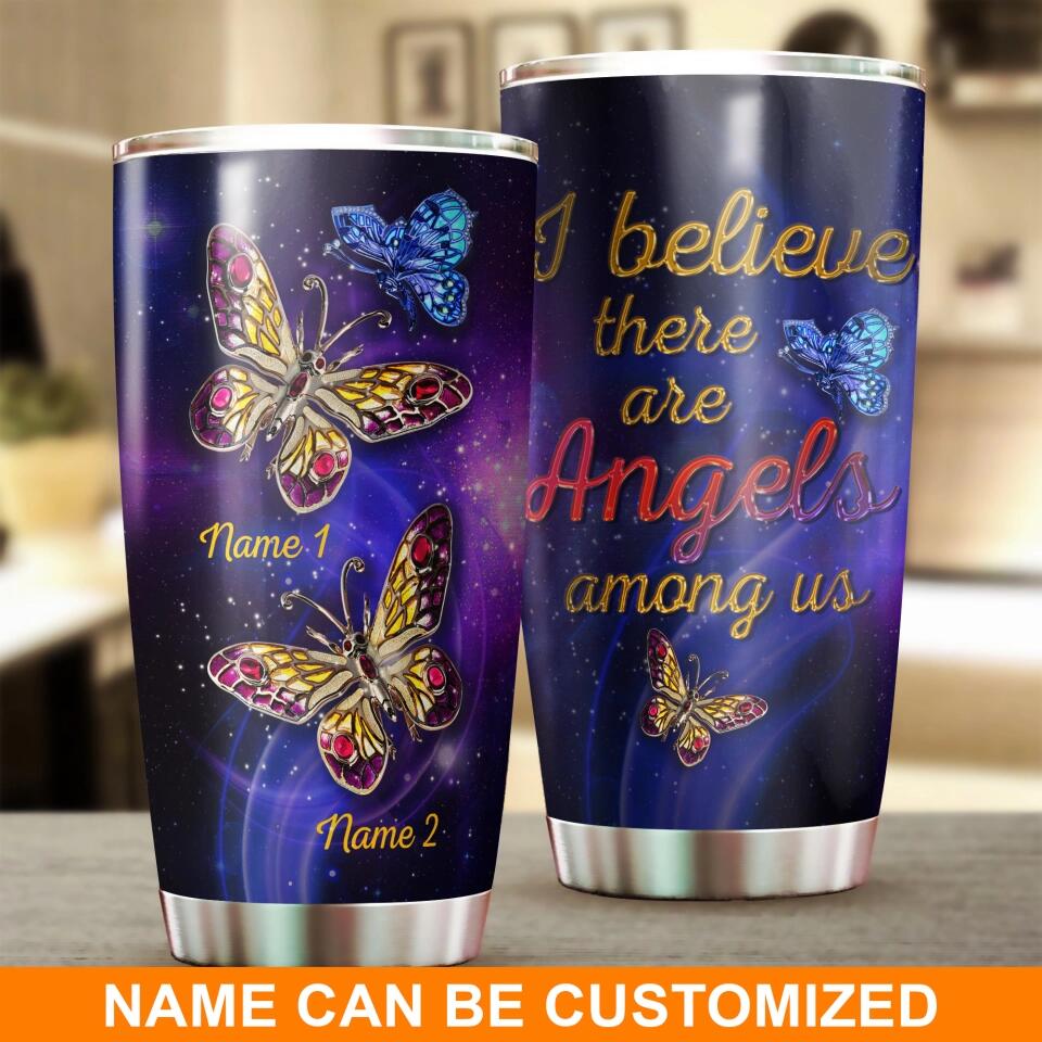 Personalized Memorial Tumbler Angel Among Us Custom Memorial Gift M833