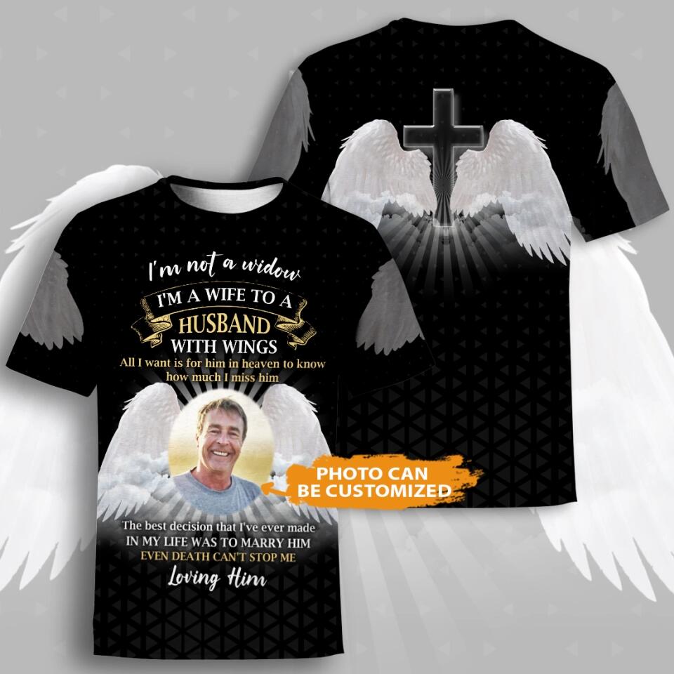 Personalized Memorial T-shirt I'm Not A Widowed Custom Memorial Gift M828