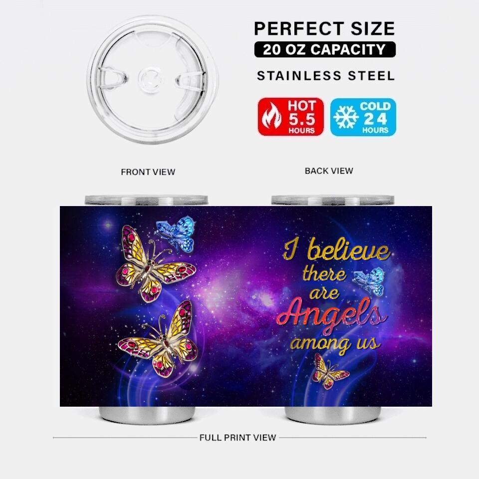 Personalized Memorial Tumbler Angel Among Us Custom Memorial Gift M833