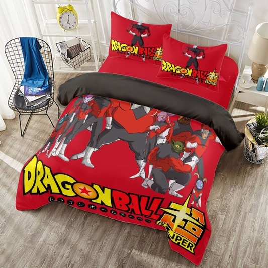 Dragon Ball Bedding Set Kettol The Pride Troopers Graphic Duvet Covers Red Unique Gift