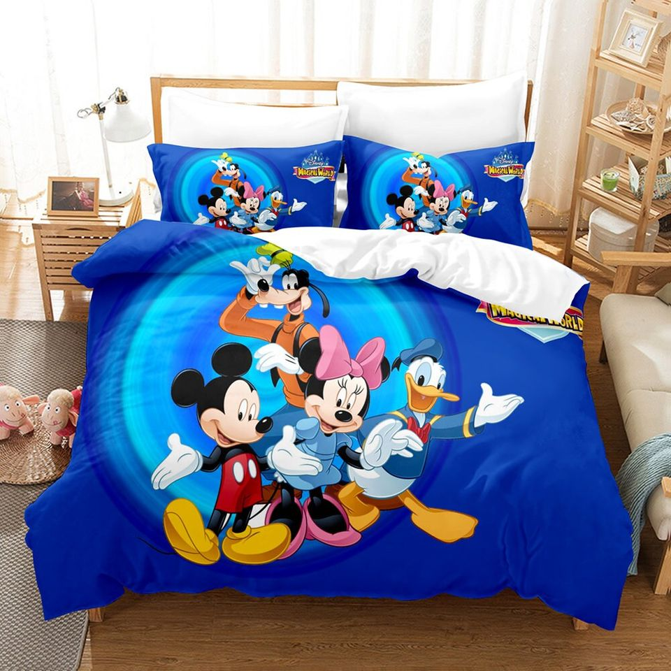 DN Bedding Set MM And Friends DN Magical World Duvet Covers Blue Unique Gift