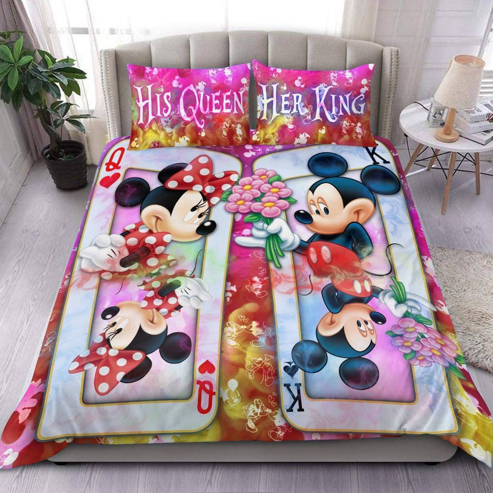 Minnie Bedding Set DN MM And Minnie Queen And King Duvet Covers Colorful Unique Gift