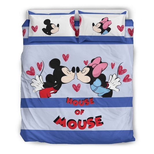 Minnie Bedding Set DN House Of Mouse MM And Minnie Duvet Covers Blue Unique Gift