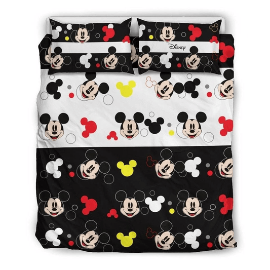 MM Bedding Set DN MM Heads Ears Symbol Duvet Covers Colorful Unique Gift