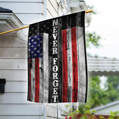 Patriot Day Garden Flag September 11th Flags Never Forget World Trade Center Towers House Flag