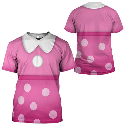 DN Hoodie DN Minnie Costume T-shirt Pink Unisex Adults New Release