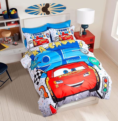 Cars Bedding Set DN McQueen Kachow True Champion Duvet Covers Colorful Unique Gift