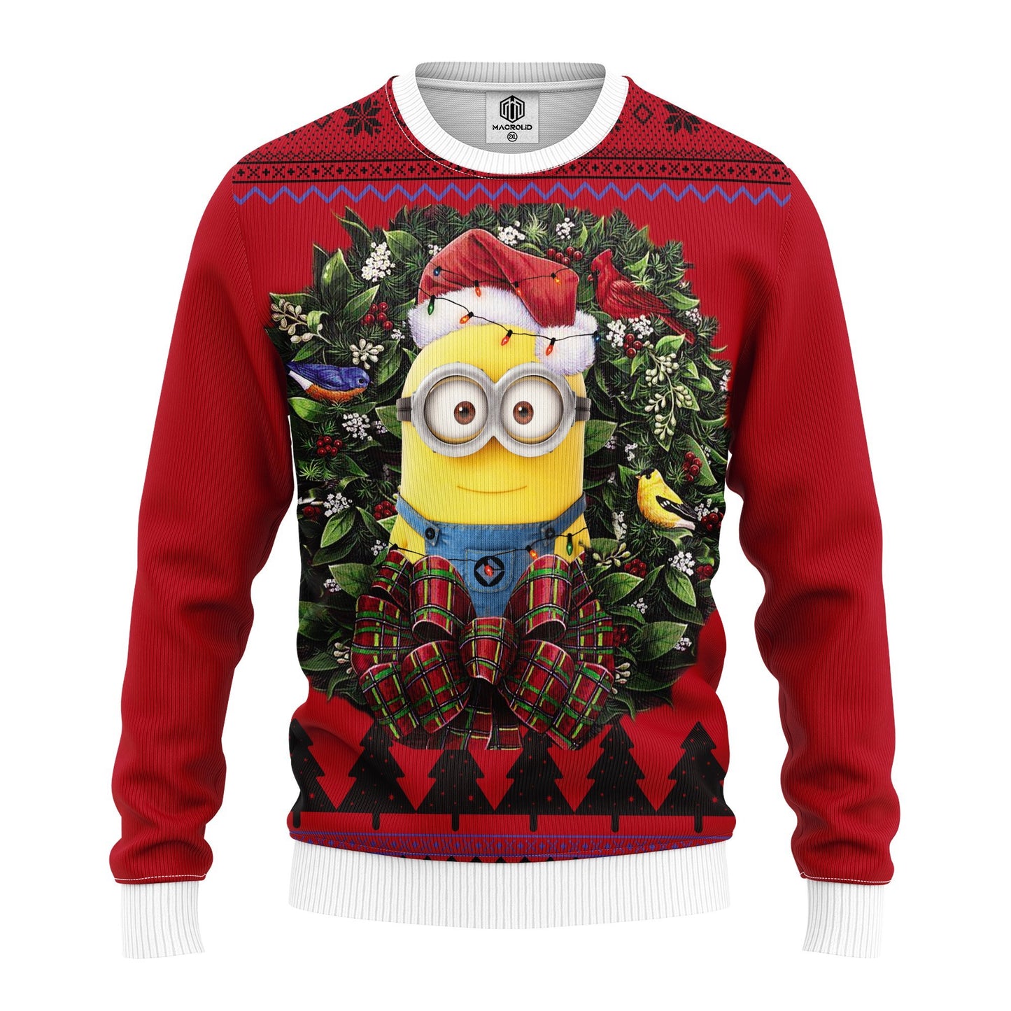 Unifinz Minions Ugly Sweater Minion Despicable Me Noel Kelvin Sweater Awesome Minions Sweater 2023