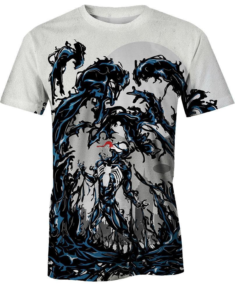 MV T-shirt Venom Shirt Black Symbiotes Venom White Hoodie Venom Hoodie