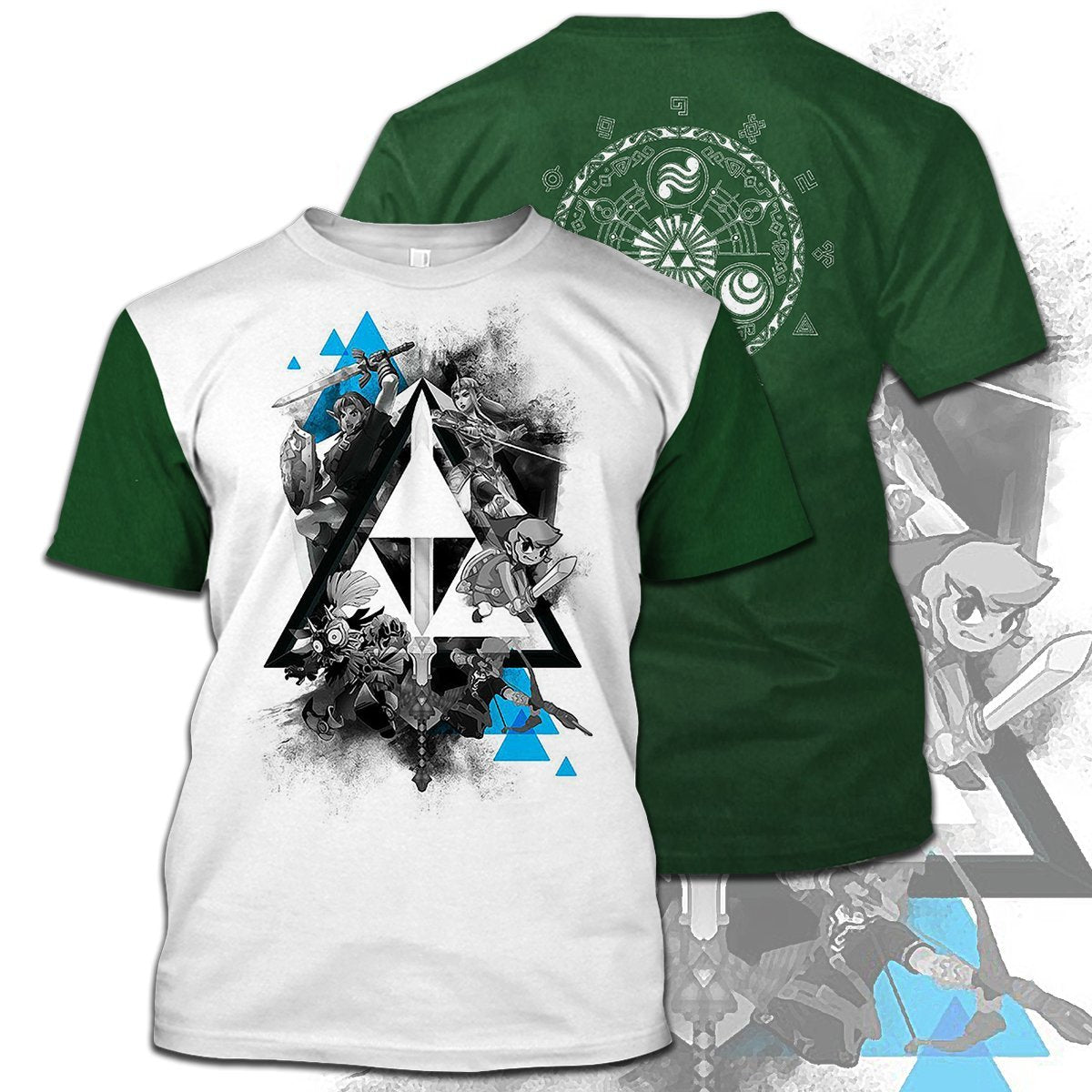 Unifinz Legend Of Zelda Shirt Triforce Zelda Link Skull Kid Goddess Pearls T-shirt Legend Of Zelda Hoodie 2022