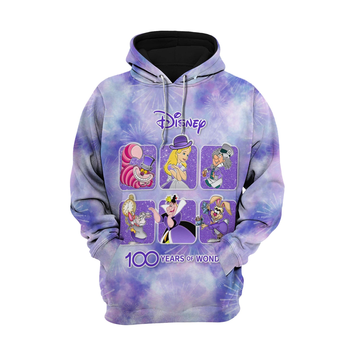 AIW Hoodie Alice Disneyland 100 Years Of Wonder Hoodie Purple Unisex