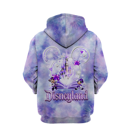 AIW Hoodie Alice Disneyland 100 Years Of Wonder Hoodie Purple Unisex