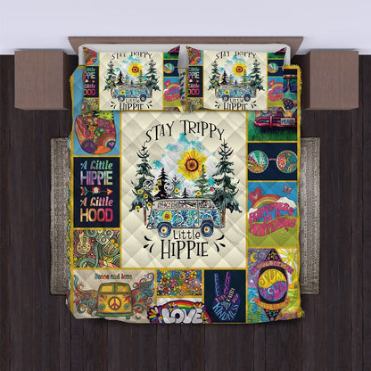Hippie Bedding Set A Little Hippie A Little Hood Duvet Covers Colorful Unique Gift