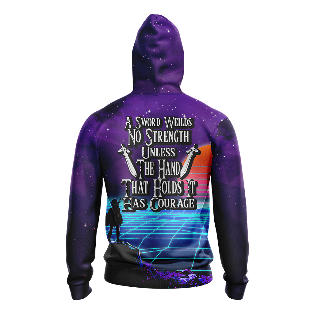 The Legend Of Zelda Hoodie A Sword Wields No Strength T-shirt Colorful Unisex