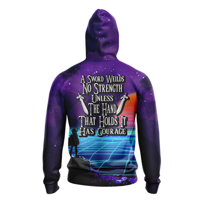 The Legend Of Zelda Hoodie A Sword Wields No Strength T-shirt Colorful Unisex