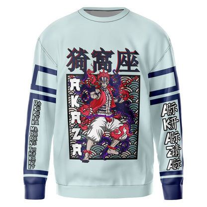 Demon Slayer Sweatshirt Akaza Upper Moon Three Sweatshirt Colorful Unisex Adults New Release